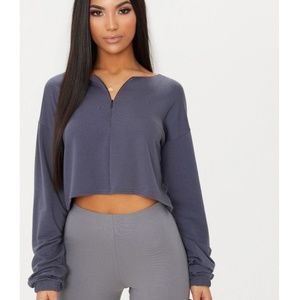 Prettylittlething half zip